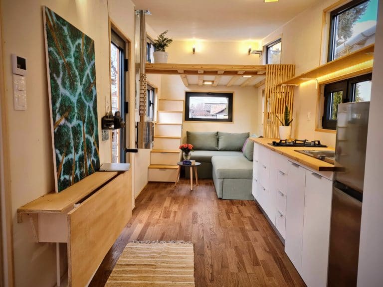 Beautiful modern tiny house on wheels Jupiter