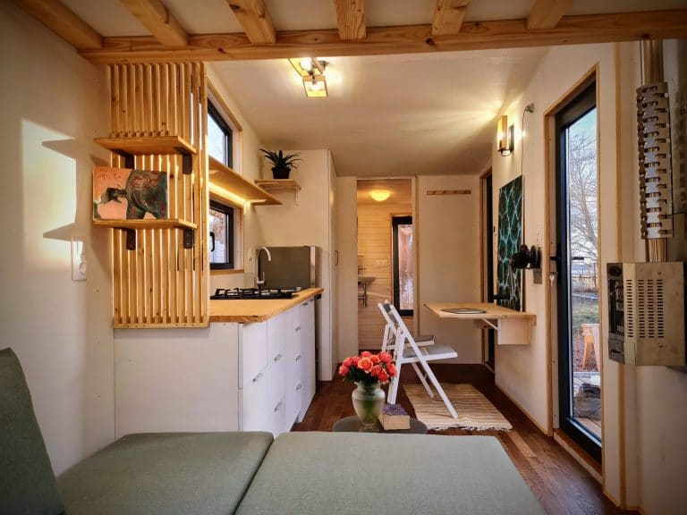 A very comfortable tiny house on wheels